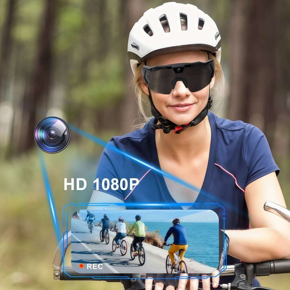 Famous Brand New Sunglasses DV Camera Sports Recording Photo Smart Outdoor Cycling Fishing Recorder HD Video Hands-Free Wearable Camera CKS