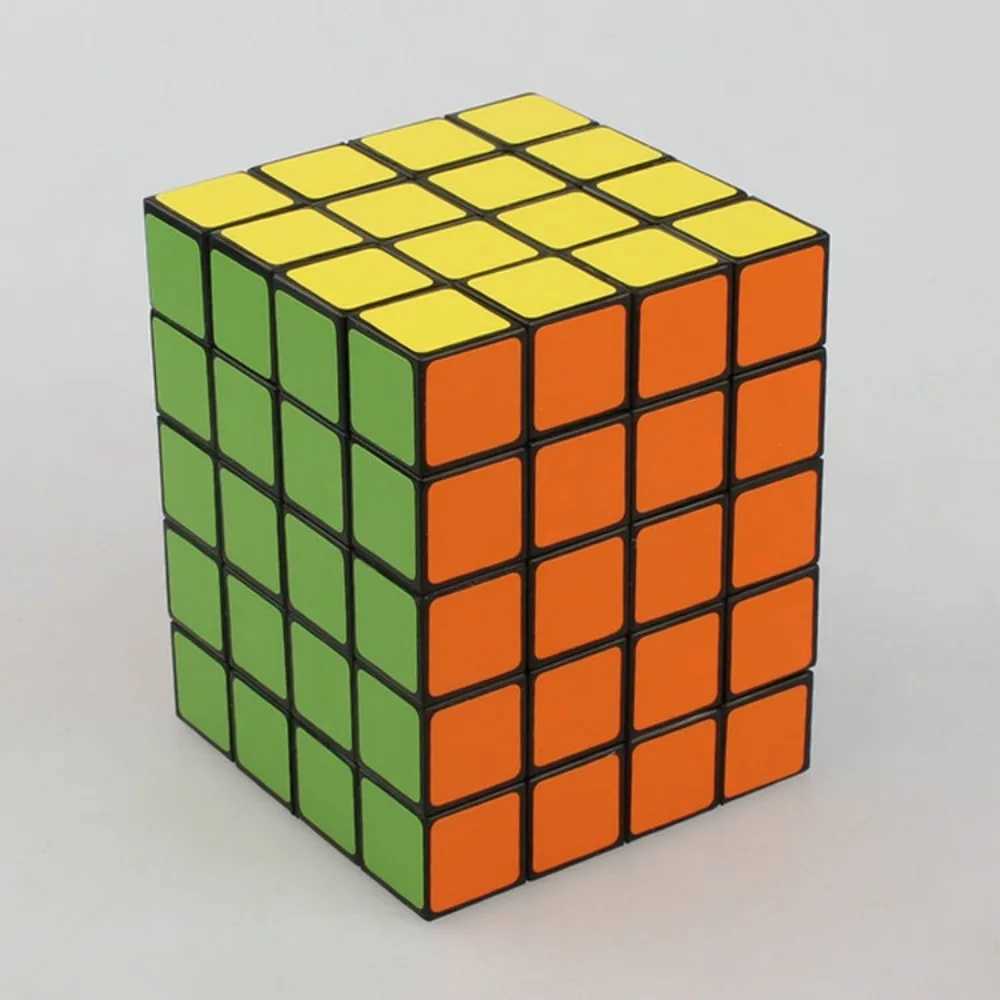 Ayi 4x4x5 Full Function Unequal Cubo Magico 445 Black Professional Magic Cube Puzzle for Collection Educational Toy H260314