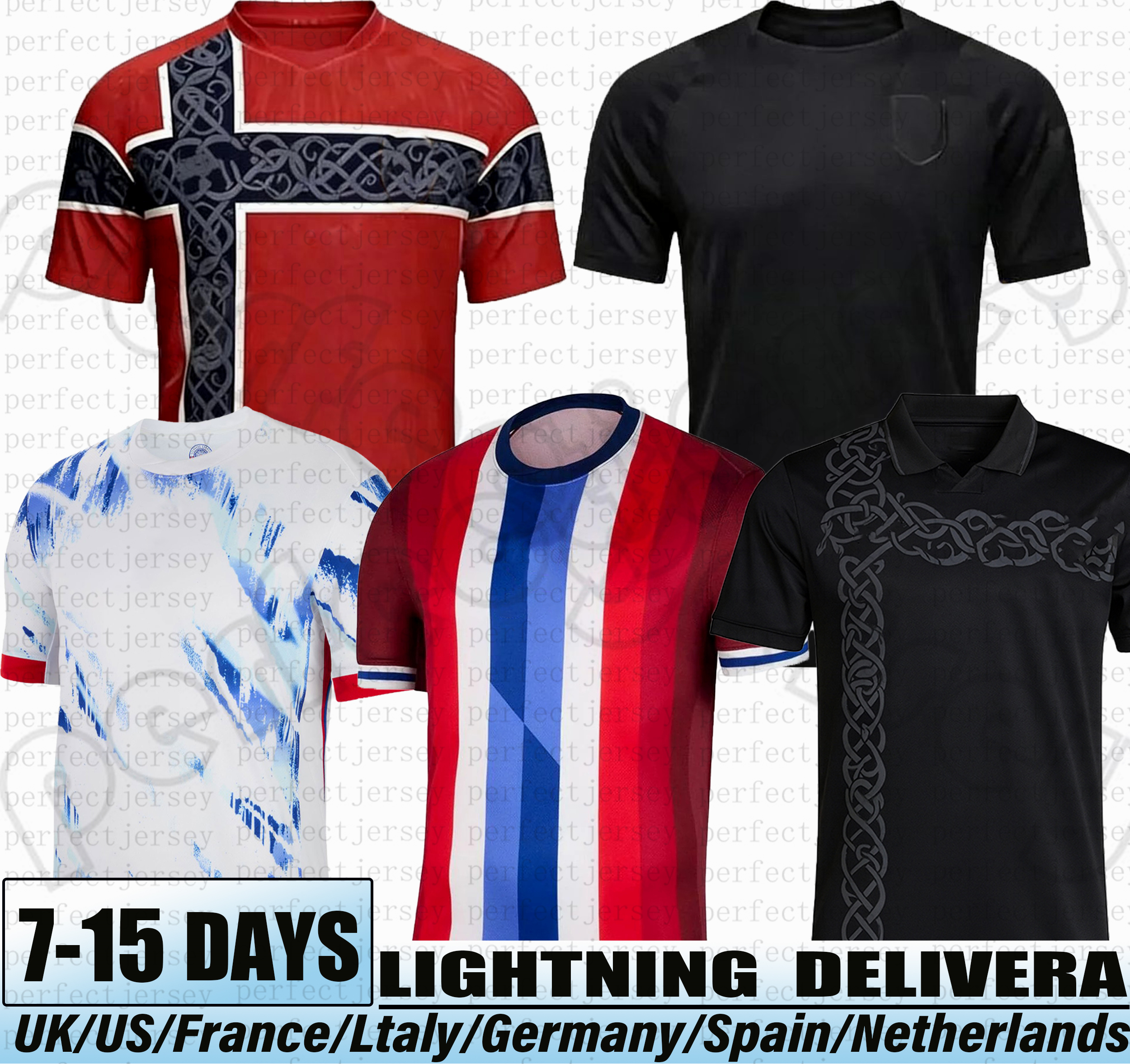 2026 Norway World Cup soccer jerseys 26 27 HAALAND SORLOTH NUSA AASGAARD HORN MYHRE DONNUM RYERSON MOLLER WOLFE AJER STRAND