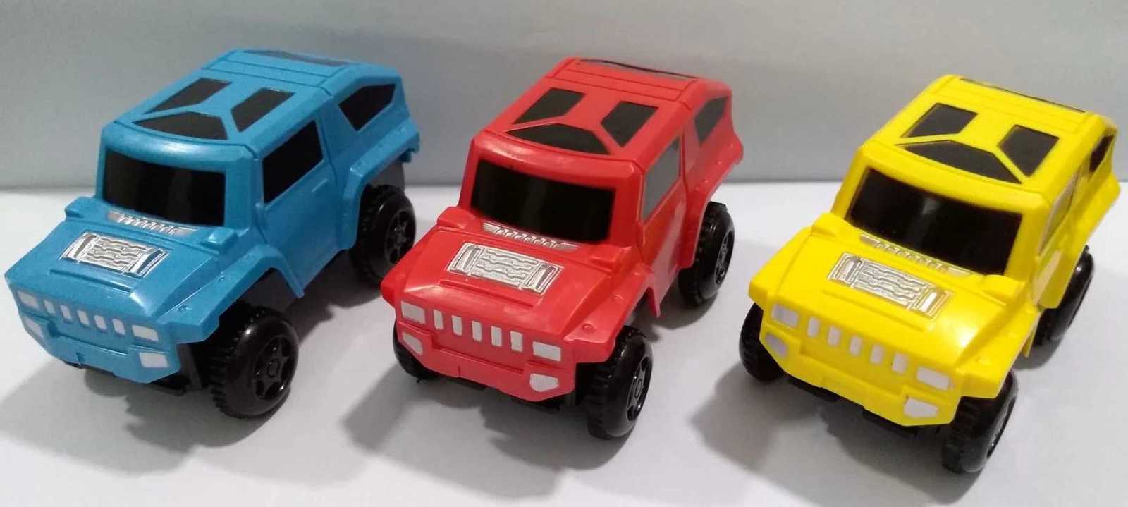 Electric Flash Light High-Speed DIY Assembly Rail Car Childrens Educational Toys Y260316