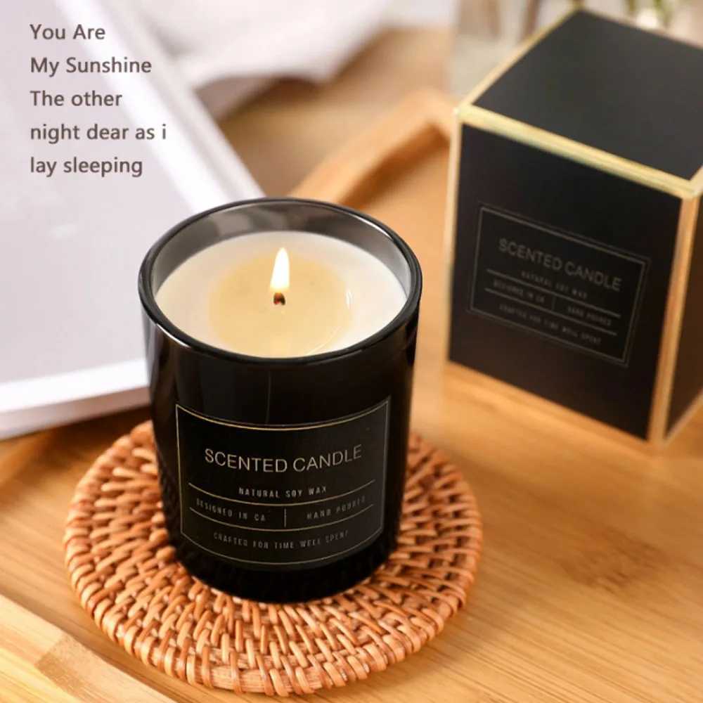 2026 New 53g Aromatherapy Candle Premium Gift Box Glass Handmade Soy Wax Smokeless Creative Companion Gift D260318