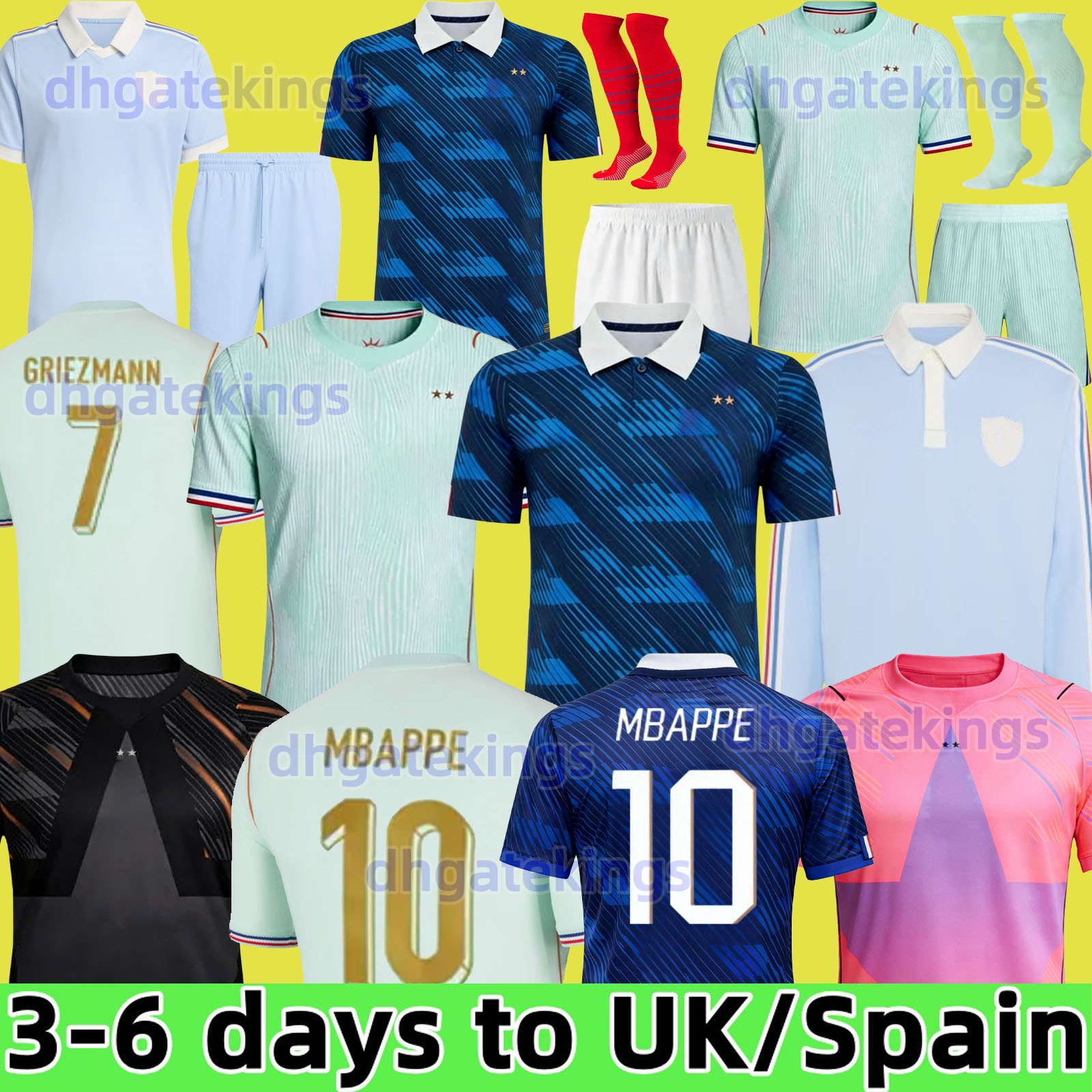 french soccer jersey 25 26 MBAPPE THAUVIN BARCOLA OLISE EKITIKE 2025 KANTE DEMBELE Maillots de football shirt equipement de foot kids kit enfants france jersey 2026