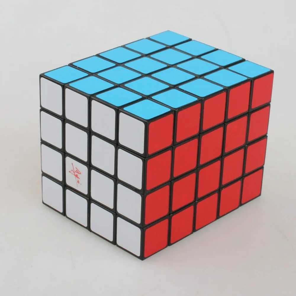 Ayi 4x4x5 Full Function Unequal Cubo Magico 445 Black Professional Magic Cube Puzzle for Collection Educational Toy H260314