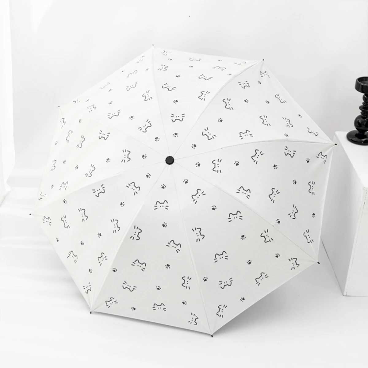Healing Cat Umbrella Fully Automatic Travel Umbrella Womens Umbrella Sunshade Umbrella Portable Outdoor Waterproof Ultra Light H260318 - view 6