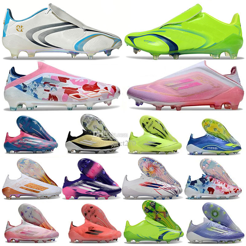 Mens Kids Youth Soccer Cleats Lionel Messis F5O Bapxe x 50 TUNiT Pure Victory Sparkfusion Lamine Yamal Road To Glory Triunfo Estelar Messis FG Football Boots