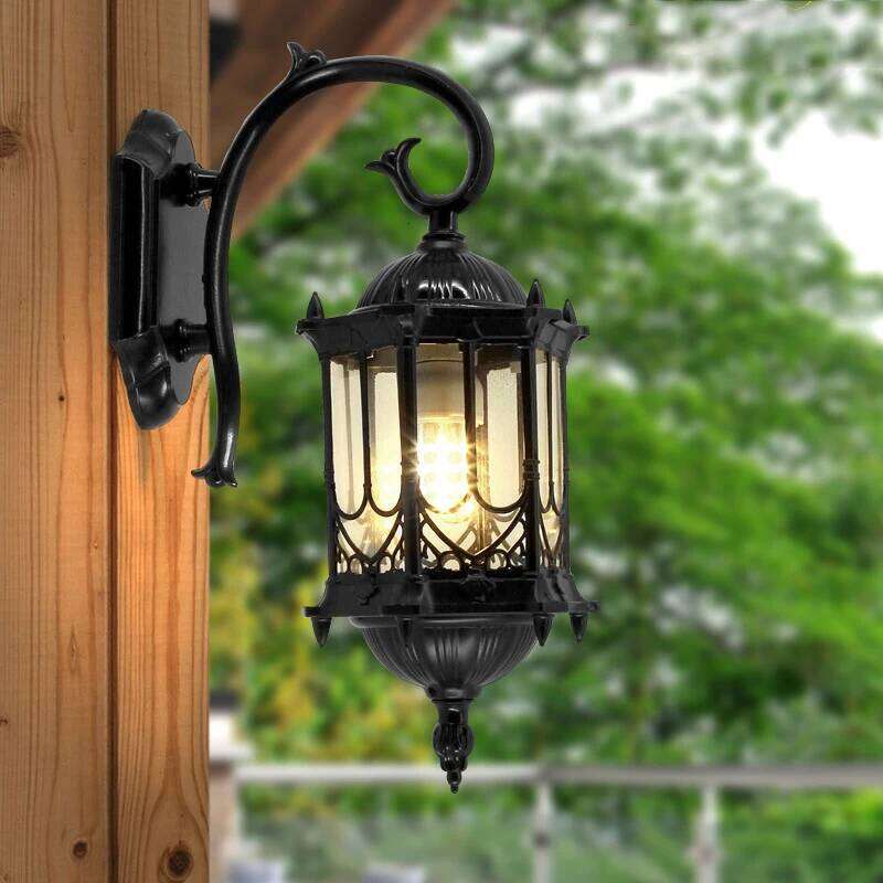 Europe outdoor light,rain-proof villa garden lighting fixtures yard gateway wall sconce retro decoration lamp 26Y0318