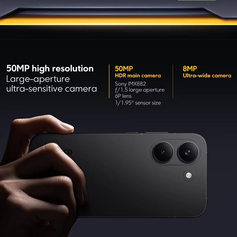 Global Version POCO X8 Pro 5G 120Hz Ultra-Bright AMOLED DisplaySmartphone 1.5K Dimensity 8500-Ultra NFC 50MP