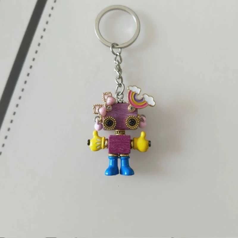Personalized Car Chain Keychain Bag Decoration Robot Steampunk Style Accessories H260318 - view 6