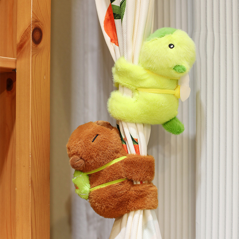 Capybara Slap Bracelet Plush Toy Slap Bracelet Pat Bracelet Hand Puppet Wrist Doll Toy for Kids 250210