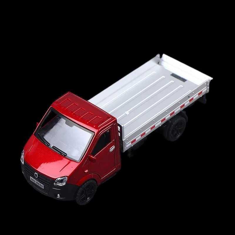 1/36 Scale Alloy Pullback Three-door Truck Stylish Design Can Carry Cargo Boys Toy Die-cast Metal Kids Toy Transport Truck Y260316