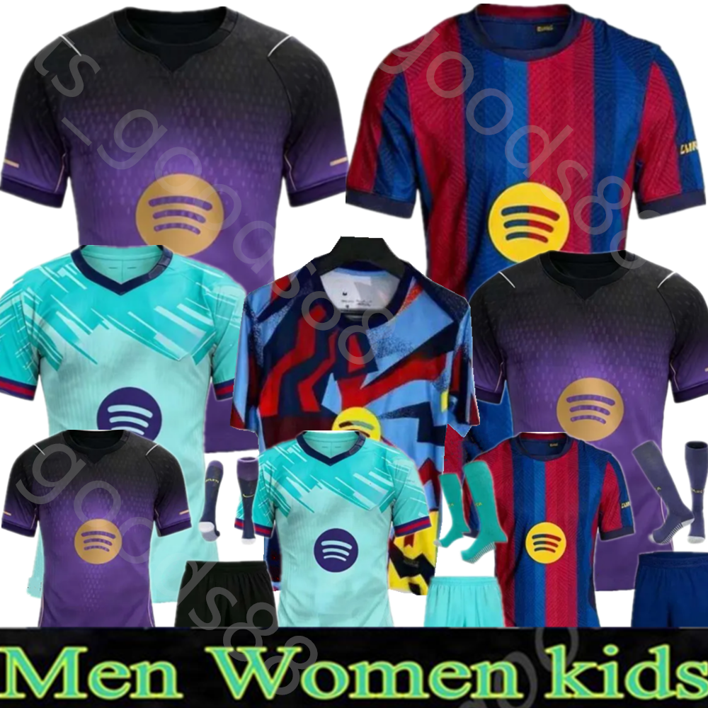 fans player LAMINE YAMAL Soccer Jerseys Rashford, Lewandowski, Pedri, Raphinha, Yamal, Balde - Barcelona Football Shirts Kit Childrens Maillot Uniforms Men Kids Kits kit