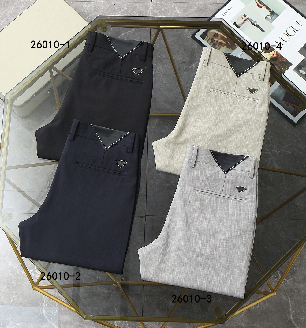 Designer pants, men's casual pants, high-quality men's formal trousers, business attire for men, and luxurious summer slim-fit trousers for men