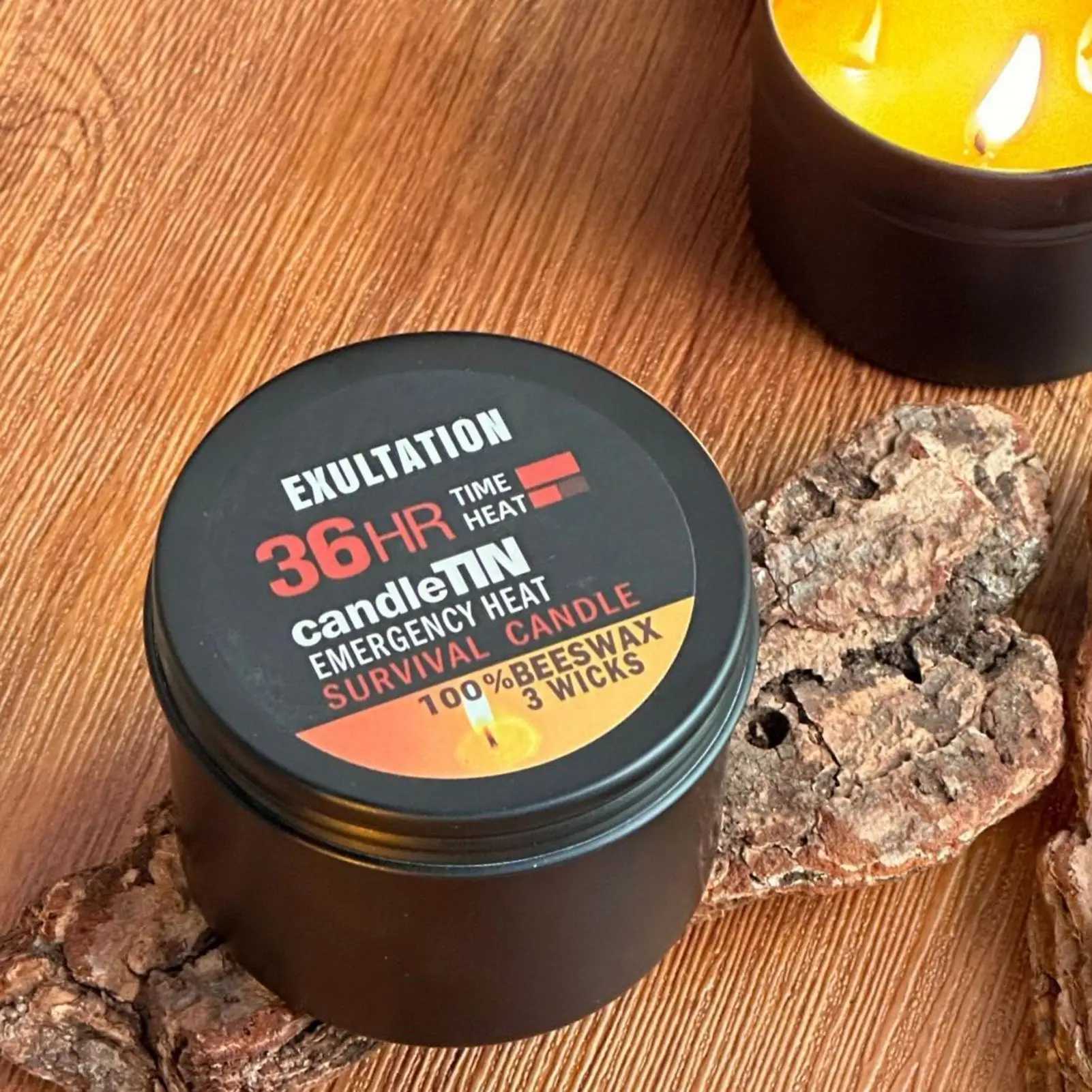 survival candle for Power Outages 36 Hours Long-lasting smokeless Unscented Candles for disaster prevention emergency lighting D260318