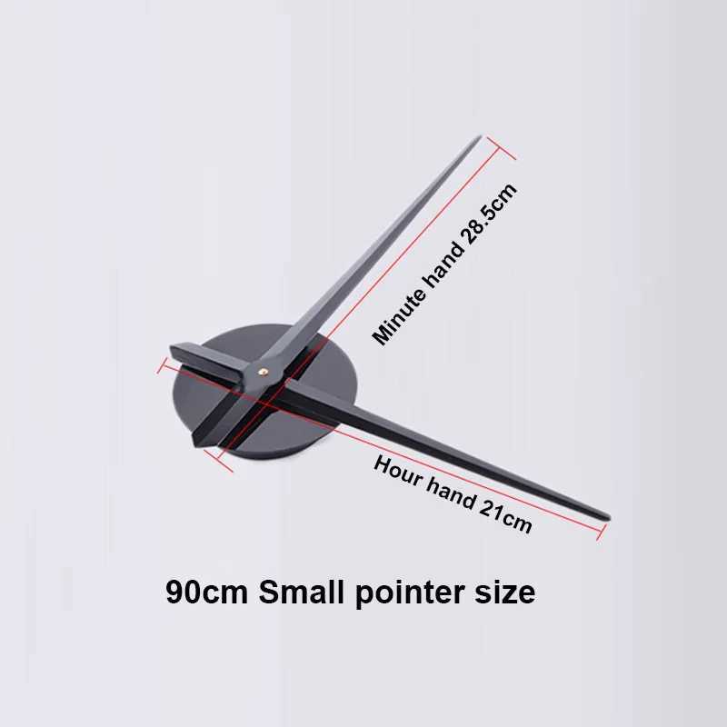 Soundless 90 To 120cm Large-sized 3D Number Poster Home Decoration DIY Wall Clock For Living Room Bedroom Study Hotel Big Decor D260318