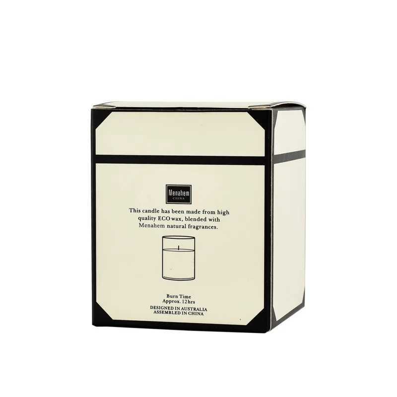 3-Color Glass Jar Scented Candle Natural Soy Wax Smokeless Aromatherapy Candle with 9 Fragrance Options for Home Gift D260318