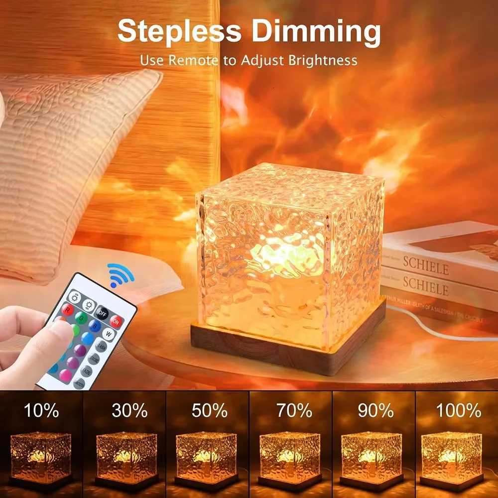 16 Color Novelty Table Lamp Touch LED Night Light Remote Dimming Crystal Lighting Lamp Party Gift Kids Mood Lighting Night Light H260318