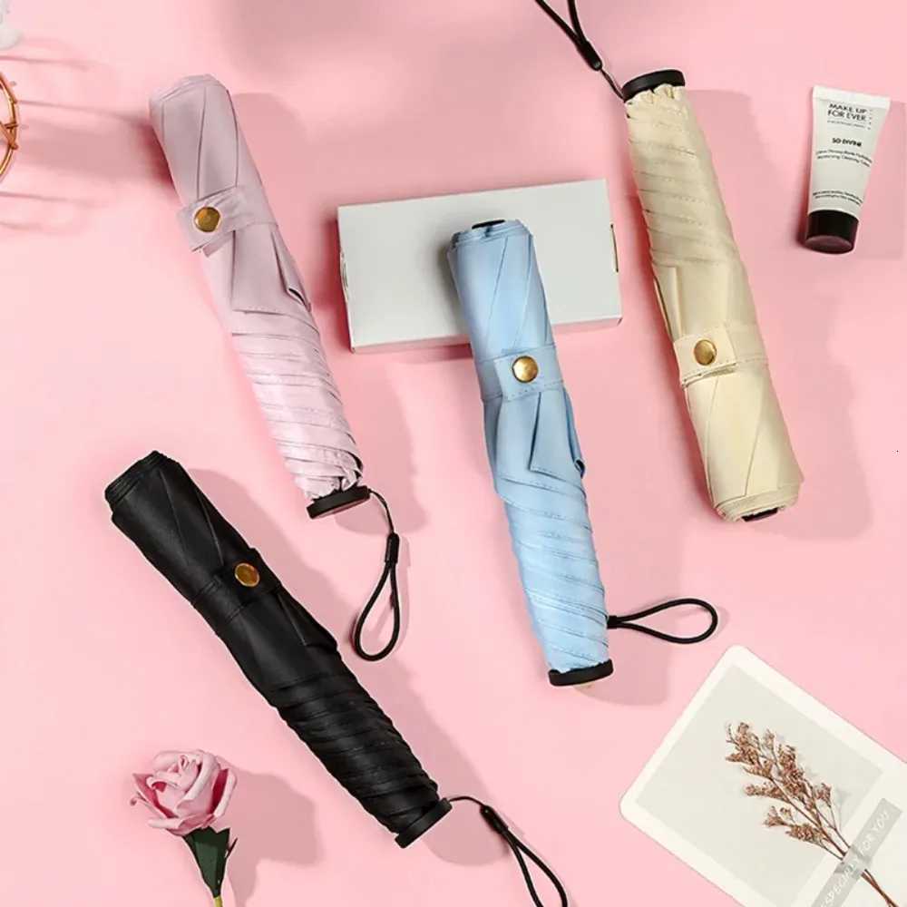 Ultra Light Sun Umbrella Folding Automatic Anti Uv Sunshine Umbrellas Compact Fresh and Elegant High-density Sunscreen Umbrella H260318 - view 6