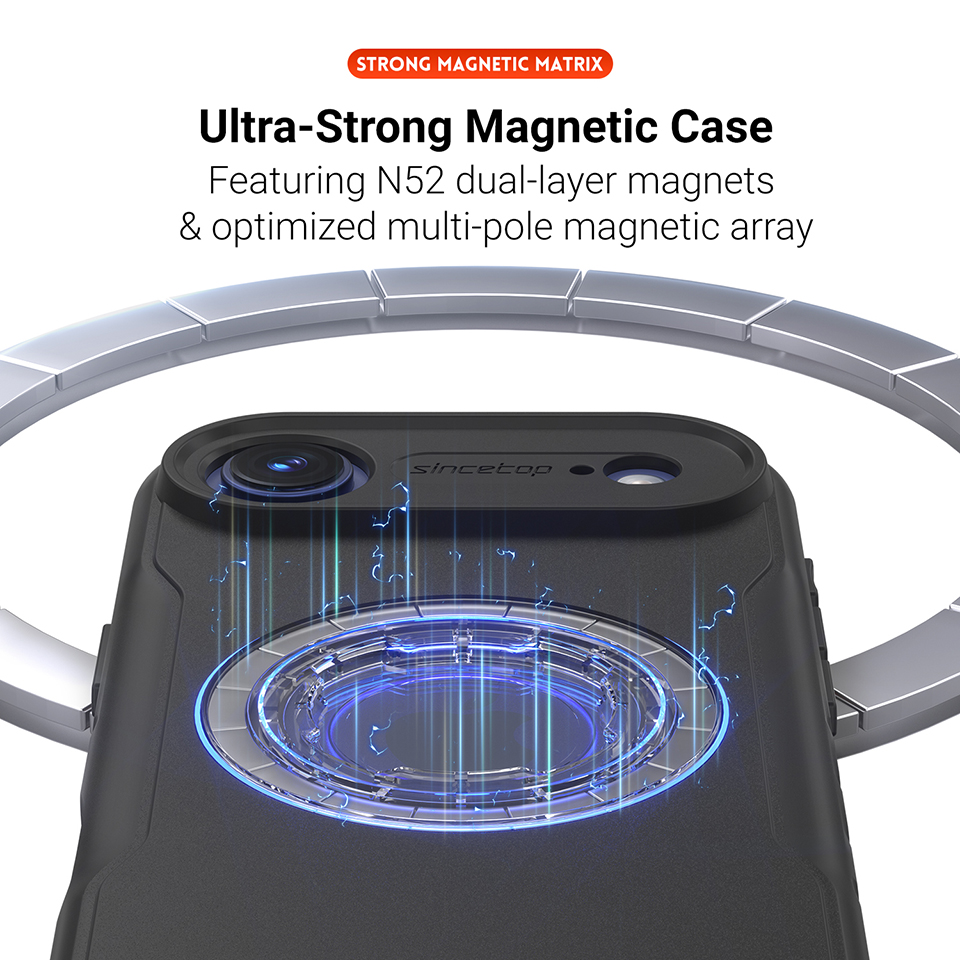 Heavy Duty iPhone 17Air Case Compatible with Quad Lock Brackets - High Stability for High-Speed Motorbike & Off-Road MTB Mountain Bike