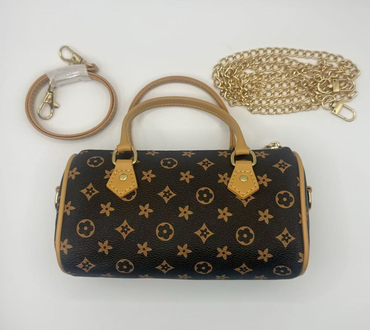 Fashionable printed design boston bag 2026 new style arrives versatile commuting handbag crossbody bag free shipping