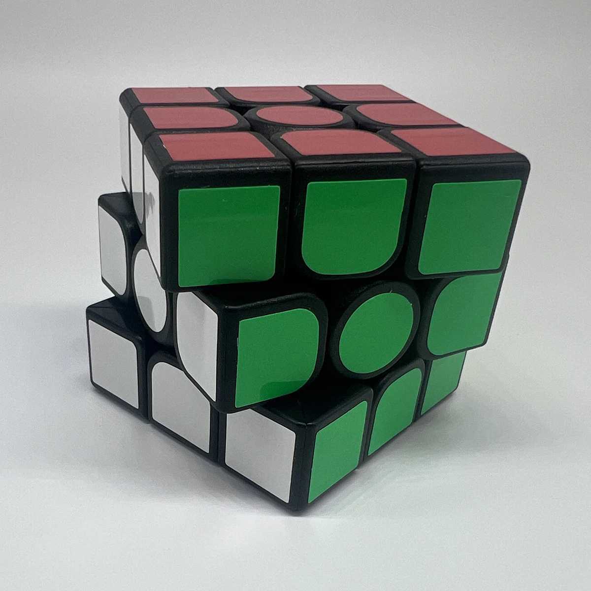 3x3x3 3D fun stress relief brain boosting puzzle professional smooth speed game color blocking childrens toy gift H260314