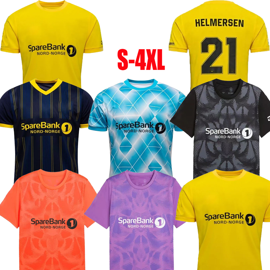 25 26 FK BODO GLIMT EUROPA Hauge Soccer Jerseys 2025 2026 Bodo/Glimt Home Away Third Men Fans Football jersey Shirt Hogh Fet Helmersen