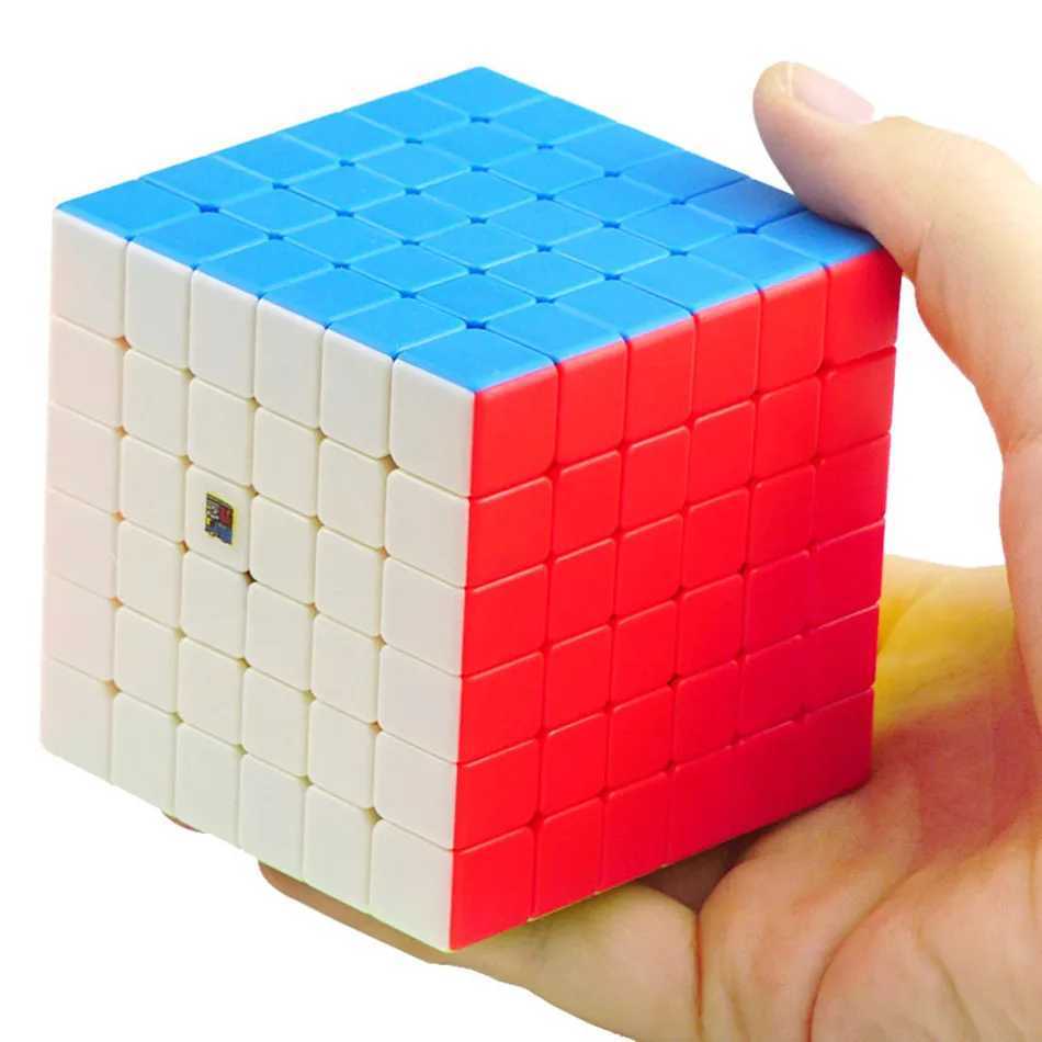 Moyu Meilong 6x6 Magic Cube 61mm Size Stickerless 6x6x6 WCA Competition LearningEducational Toys For Children Gift 6x6 v2 Cube H260314