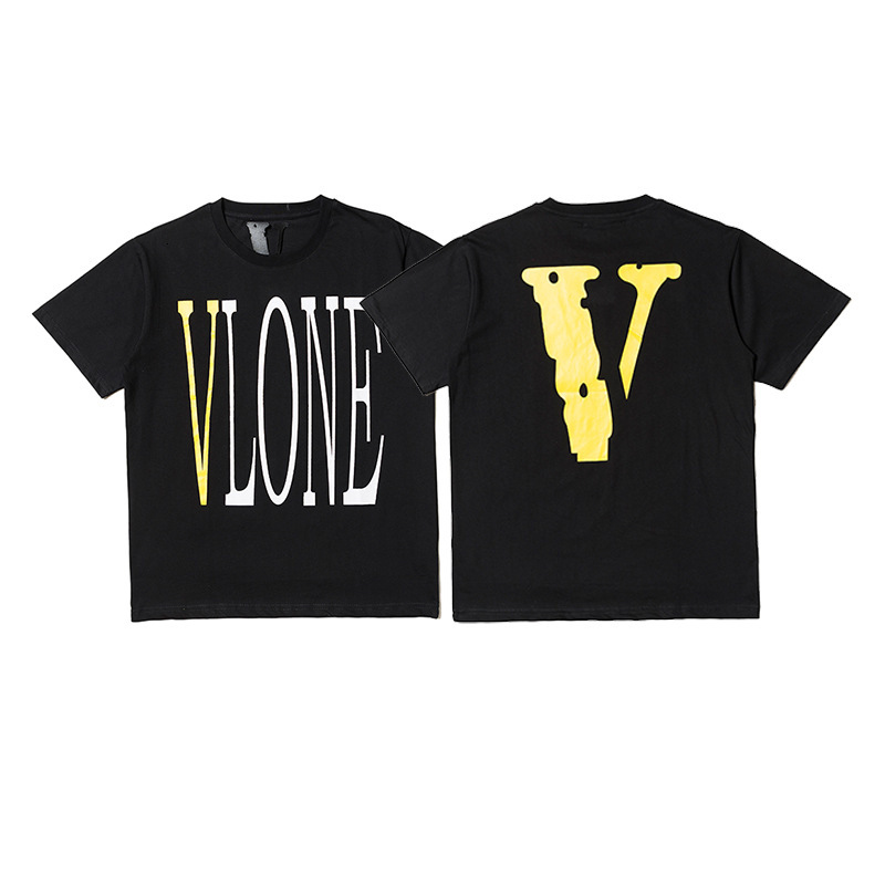 VVLONE FOG Big V Fashion Loose Men's T-shirt