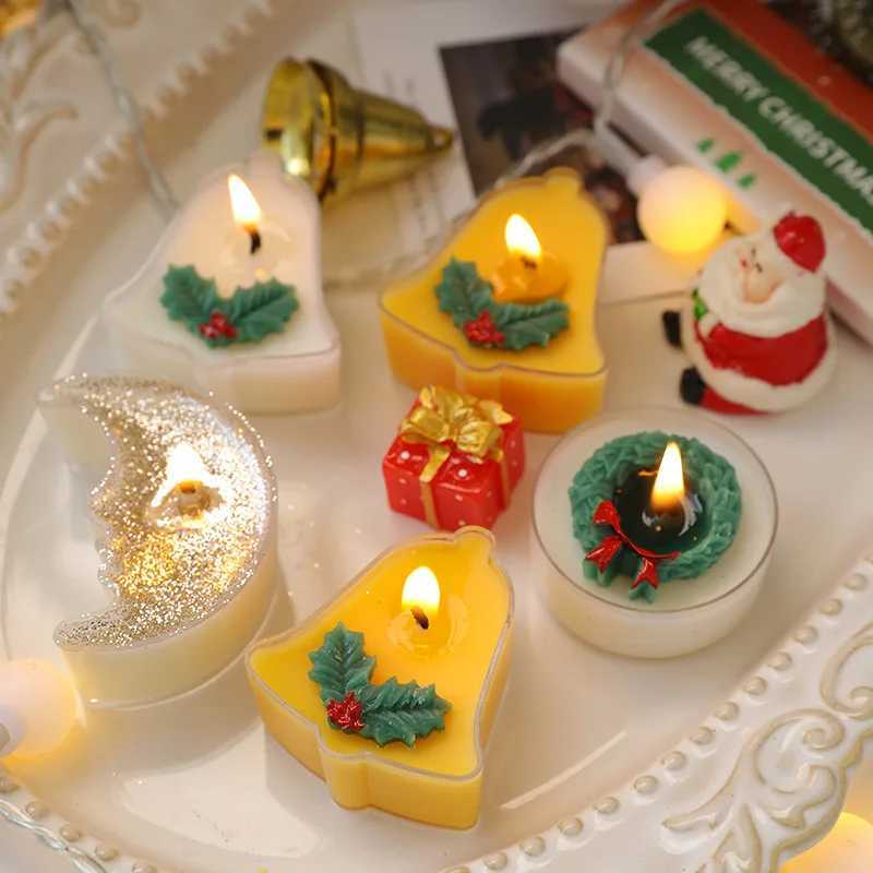 2PCS Christmas Tealight Candle New Year Candles Holiday Festive Home Decoration Soywax Guest Gift Set Scented Candle D260318