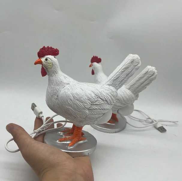 Chicken Creative Night Light Decorative Led Night Lights Funny Easter Home Decor Party New Unique Bedroom Home Decoration H260318