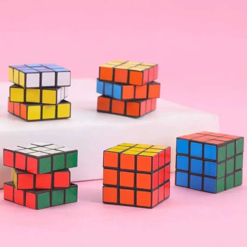 Mini Magic Cube Educational Toy Kindergarten Prize Kids Birthday Party Favors Goodie Bag Pinata Fillers H260314