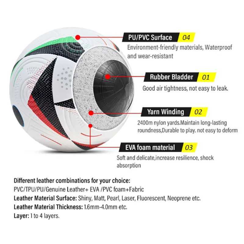 Size 5 Soccer Ball Seamless Professional Available For Youth Adults Durable And High Elastic Training Game Match Perfect Gifts M260318