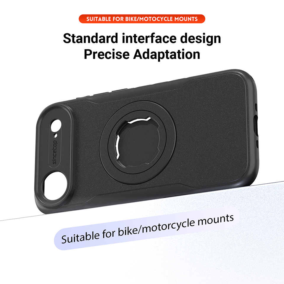 Heavy Duty iPhone 17Air Case Compatible with Quad Lock Brackets - High Stability for High-Speed Motorbike & Off-Road MTB Mountain Bike