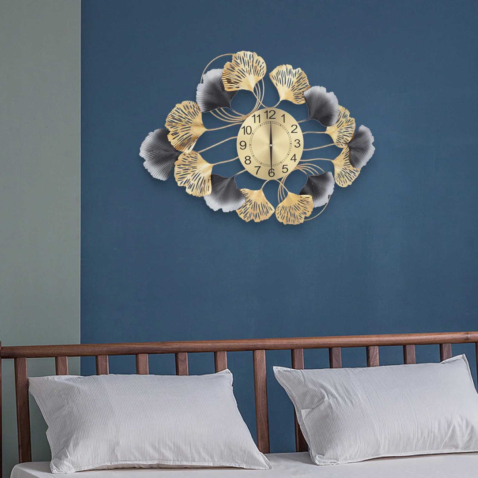 Large Wall Clock for Living Room Decor Modern Wall Clock Creative Luxury Wall Clock Background Wall Art Gold Clock D2603181