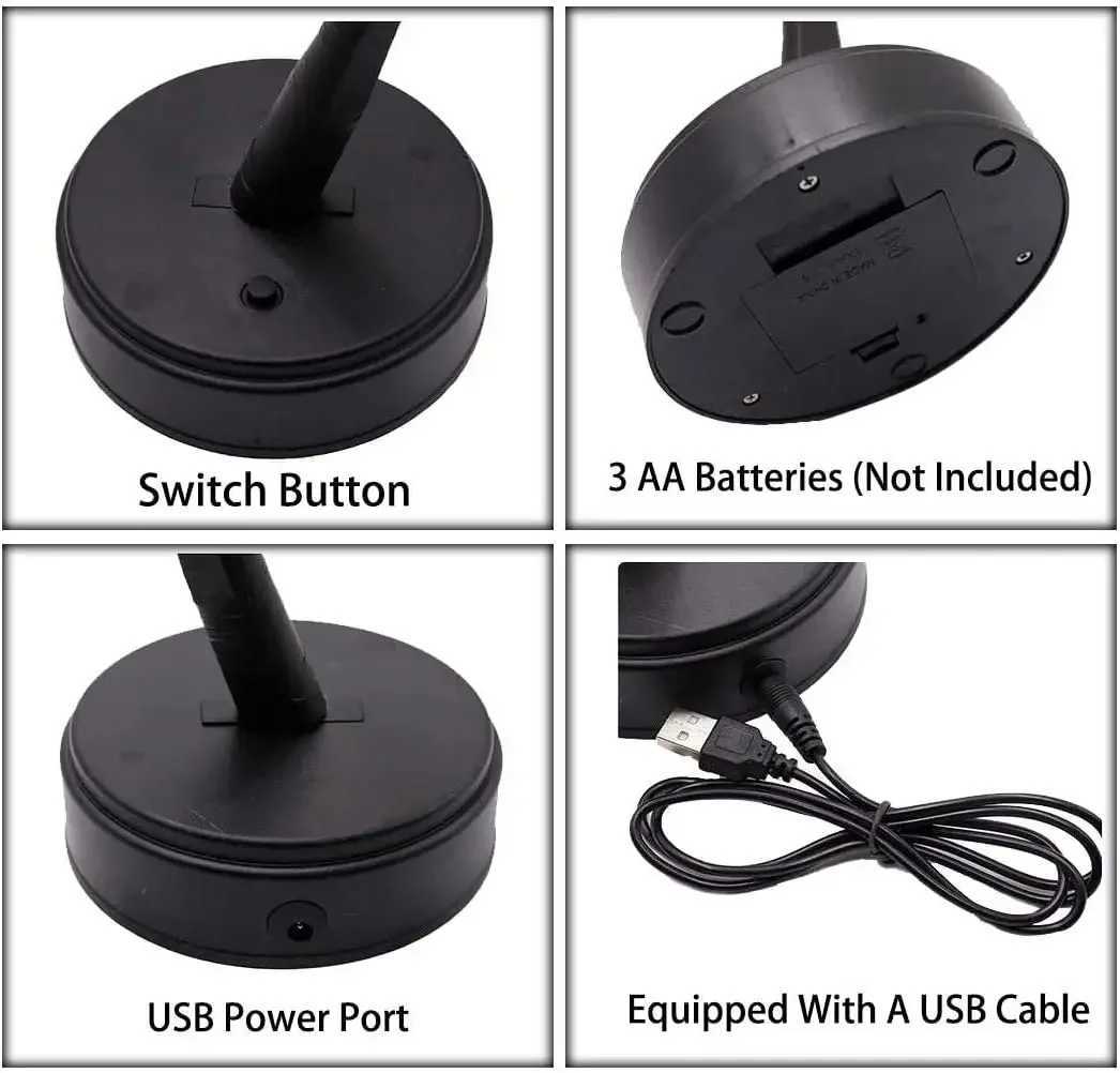 Table Pink Flower Night Light USB Battery Touch Switch Artificial Bonsai Cherry Blossom Desktop Tree LED Lamp Light Decoration H260318