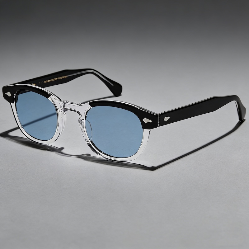 Polarized Sunglasses Men Women Johnny Depp Lemtosh Style Sun Glasses Retro Round Acetate Frame UV400 Progressive Prescription Custom IVSTA Fashion Acc