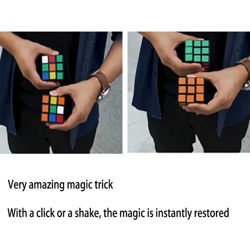 Magic Cube RD Insta By Henry Harrius Magic Tricks Props Mentalism Magic Street Illusion Cube Fun Gimmick Easy Toys for Boys Kids H260314