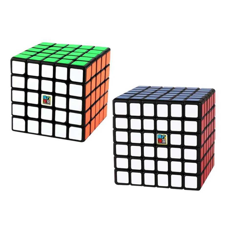 MoYu Meilong Speedcube Black Sticker 6x6x6 7x7x7 8x8x8 Cube Magic 4x4 5x5 6x6 7x7 8x8 Speed Puzzle Educational Toy Children H260314