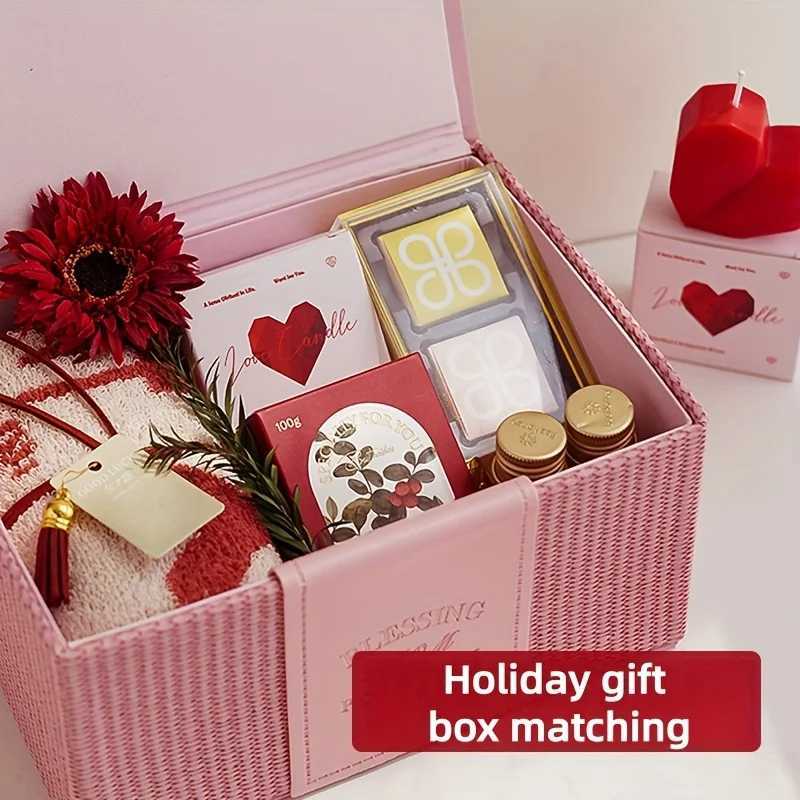 2pc Heart Shaped Aromatherapy Candle Valentines Day Gift Romantic Red Scented Gift for Valentine Wedding Anniversary Photo Prop D260318