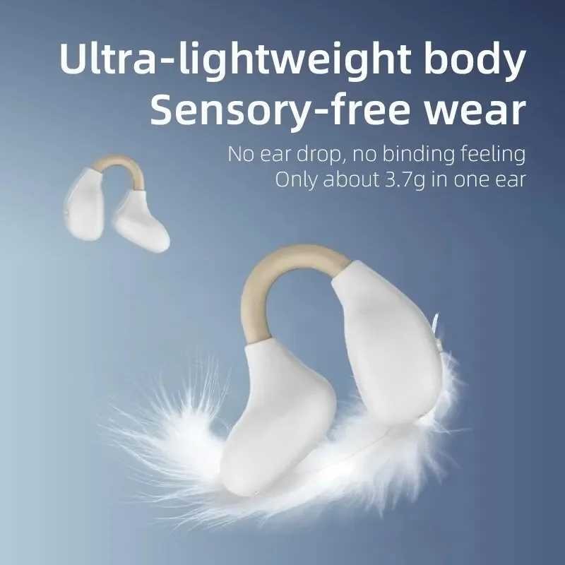 Bone Conduction Sports Earphones Open-Ear Clip Design 12H Playtime IPX7 Waterproof Bluetooth Headset for Running/Gym D260319