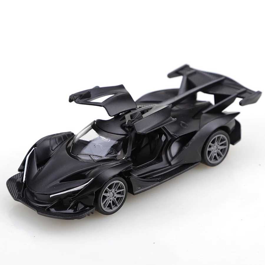 Bagged 1/43 supercar racing toy die-cast metal boys toy gull-wing doors on both sides can be opened pullback function Y260319