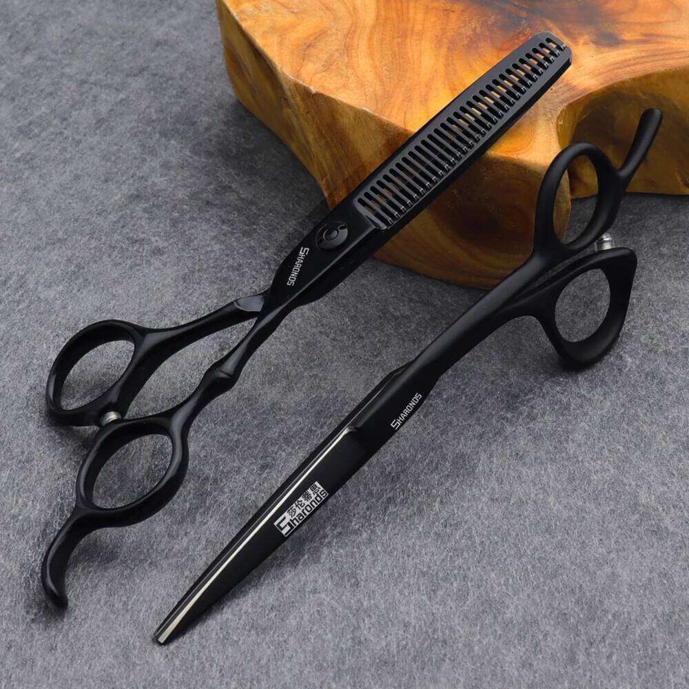 SHARONDS Hairdressing Professional Scissors 440C Japanese Steel Barber Specialized Clippers Hairdressers Dedicated Shears 26Y0319