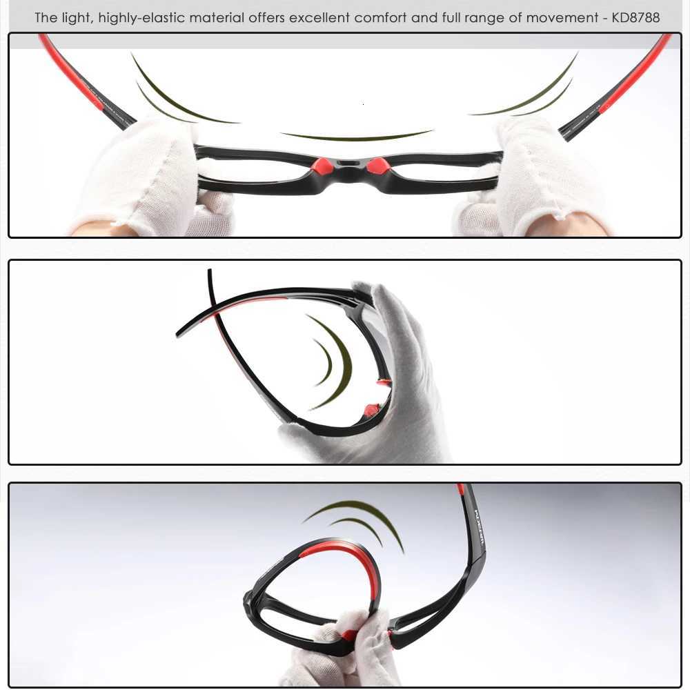 KDEAM High-End Sports Goggles TR90 Polarized Sunglasses Men Hiking Fishing Sun Glasses With Zipper Case H260319 - view 4
