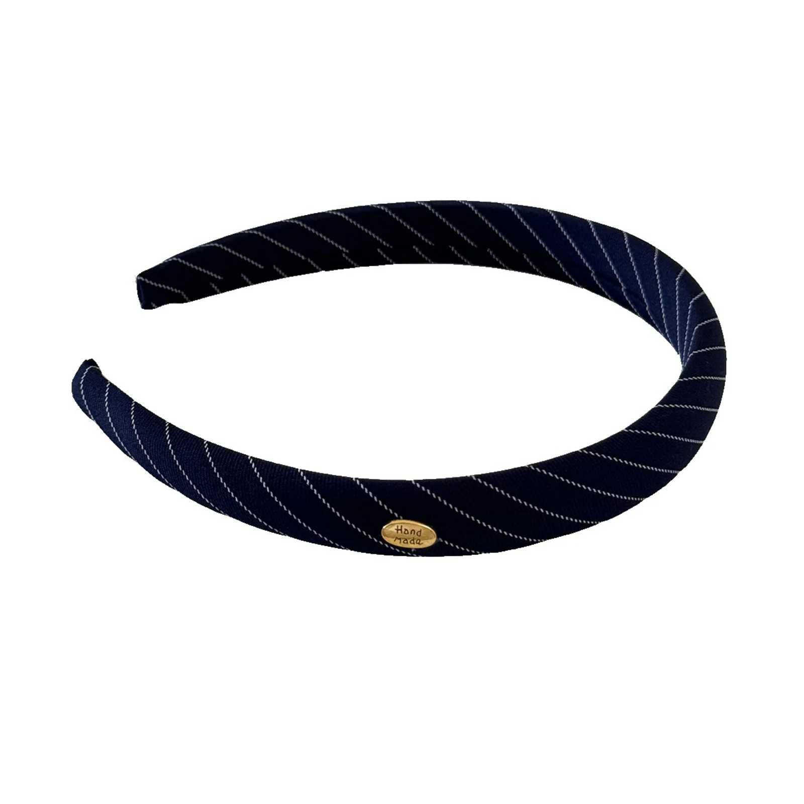 1PC Preppy Striped Headbands with Gold Accents 5-Pack School - Style Hairbands for Teens Cute Hair Accessories for Daily Wear H260319