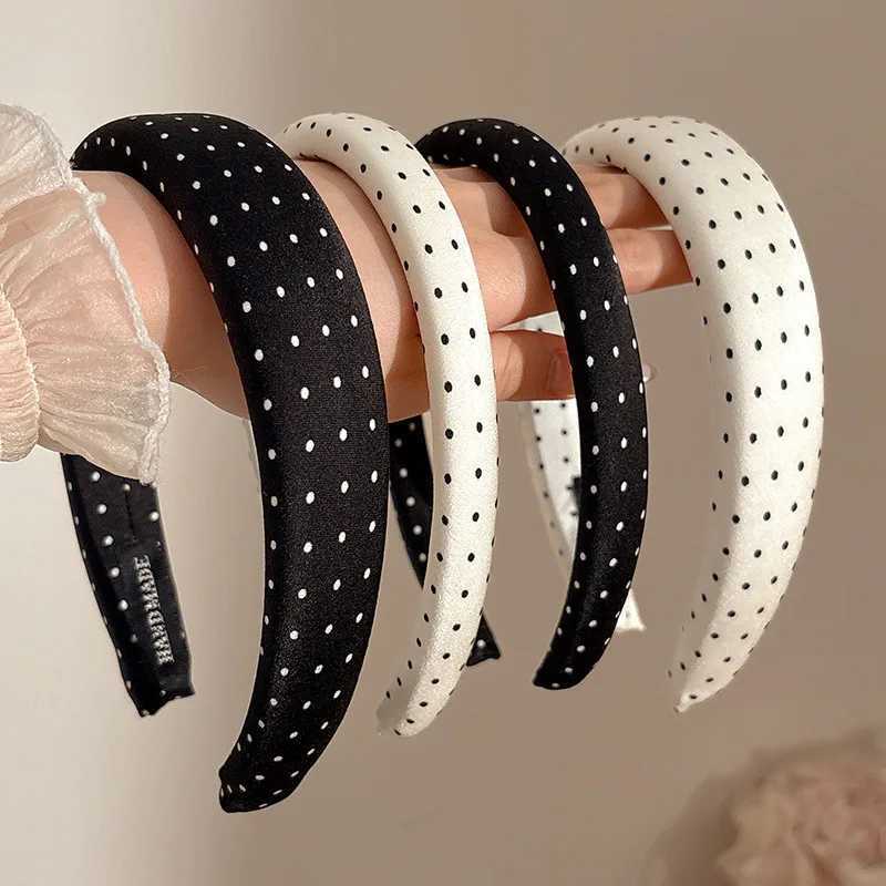 Polka Dot Wide-brimmed Headbands Womens Korean Simple Versatile Hair Band Hair Accessories H260319