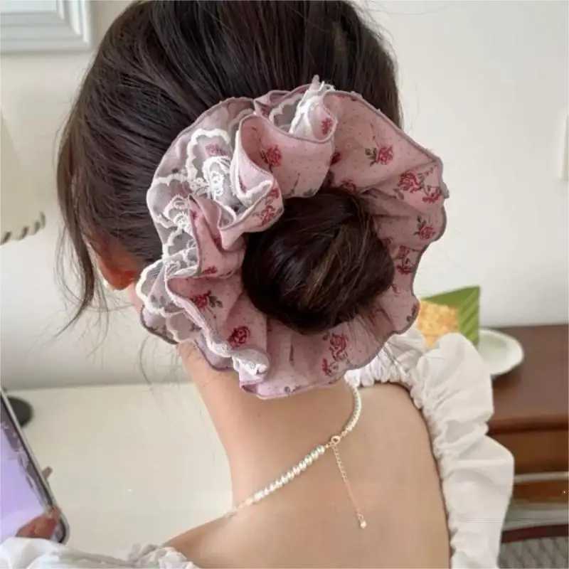 Gentle And Sweet Rose Lace Hairband Hair Accessories For Women H260319