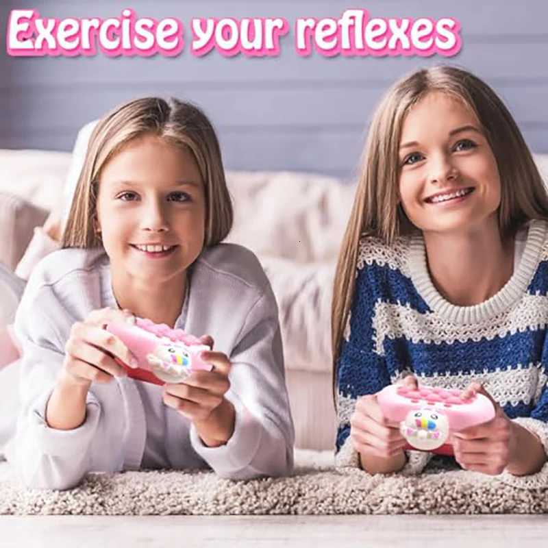 Upgraded Electronic Pop Push Quick Push Game Console with LED Display Screen Suitable for Adult and Child Fidget Toys Christmas Y260319