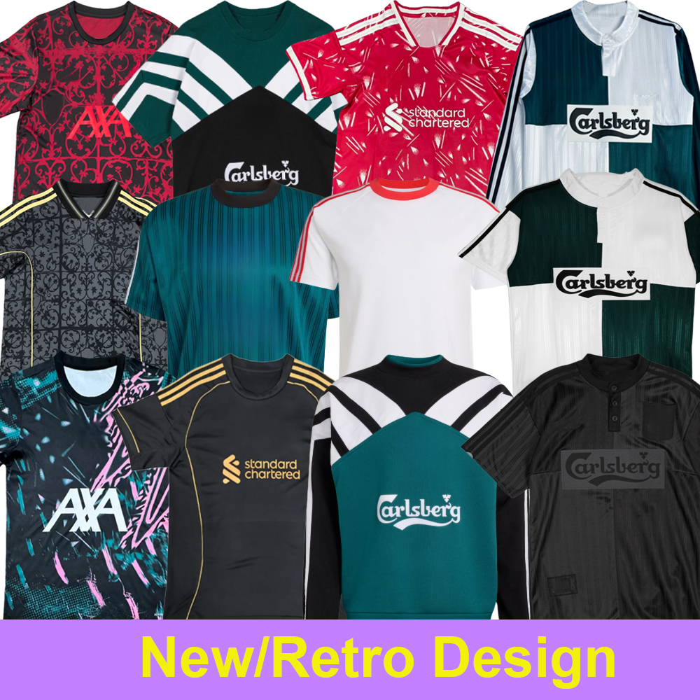 LiverPul 25/26 Salah pre-match shirt Livepool 95/96 vintage design sweatshirt Ekitike Virgil Isak jumper