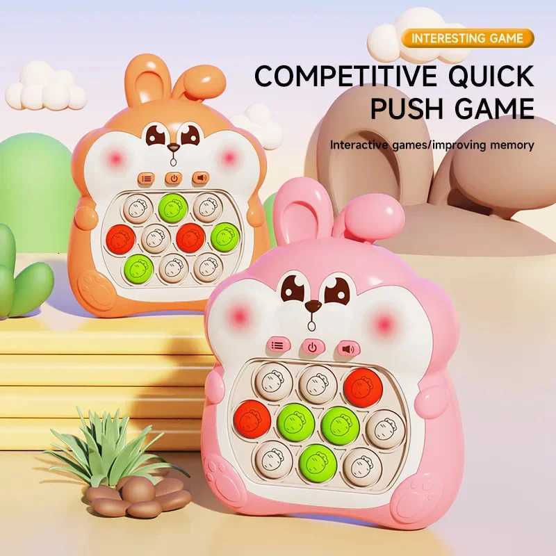 New 5th Generation Cute Rabbit Press and Play Game Console Speed Push and Breakthrough Decompression Toy Y260319