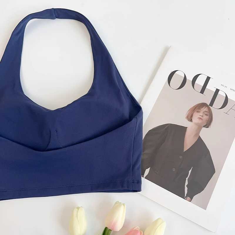 Womens Sexy Hang The Neck Fitness Sports Bras Shockproof Breathable Comfortable Cycling Running Outdoor Leisure Yoga Vest Z20260319