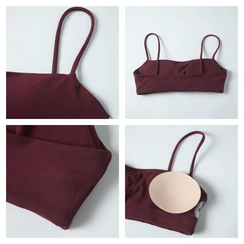 Ctenkevet Sling Yoga Bra Women Gym Workout Push Up Brassiere Female Outdoors Sports Underwear Women Fitness Shockproof Crop Top Z20260319